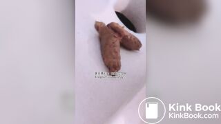 Beautiful women pooping in the toilet 105