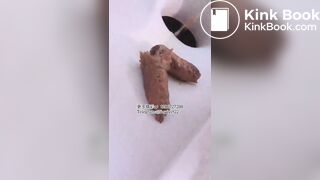 Beautiful women pooping in the toilet 105