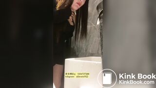 Beautiful college student taking selfies throwing up