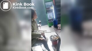 Beautiful college students spit in selfies 3