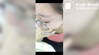Beautiful college students spit in selfies 5
