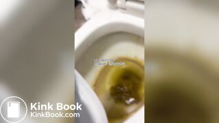 Beautiful women pooping in the toilet 124