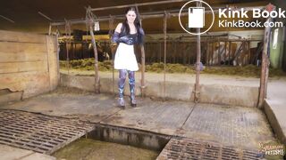 Kaitlyn Katsaros Wild in Manure - Cowshit orgasm