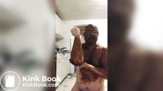 Shit smearing all over me