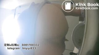 Beautiful women pooping in the toilet 134