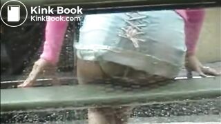 PSG - Sandra public pantypoop #2