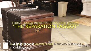 Black Man Feeds Shit to his Fag in a Box