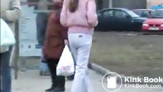 PSG - Sandra public pants mess #3