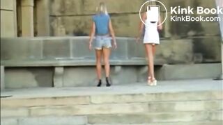 PSG - Sandra & Vicky public pantypoop