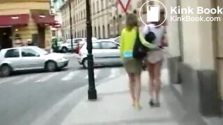 PSG - Sandra & Jeany public pantypoop #2