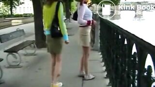 PSG - Sandra & Jeany public pantypoop #2