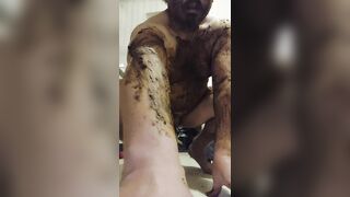 Shit smearing all over me