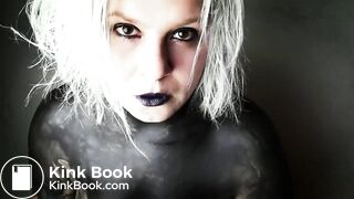 Big-Bodied Blonde Goth Babe's Solo Cam Show