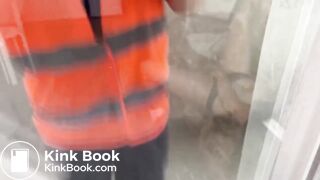 Cosplay Housegirl Gets Kinky With Window Cleaner