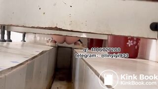 Beautiful women pooping in the toilet 144