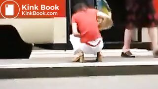 PSG - Marina public white pants mess