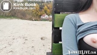 Public Flashing: Teen Girl Strips in the Park