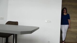 Teen Role-Playing as Nerdy Nurse Gets Rough Throat-Fuck and Mouthful of Cum