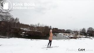 Nude Skiing Solo Female With Tattoos