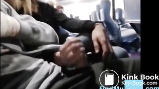 Public Handjob with Amateur Babe