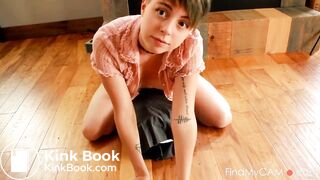 Teen Girl's Solo Pillow Humping Session