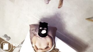 Fucked Sex Doll with GF; Rubber Vagina Blowjob & Cumshot