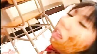 Naughty Japan Schoolgirls - Private scat lesson