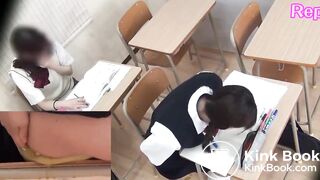 Naughty Japan Schoolgirls - Classroom Pantypoop #3