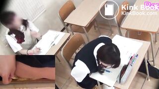 Naughty Japan Schoolgirls - Classroom Pantypoop #3
