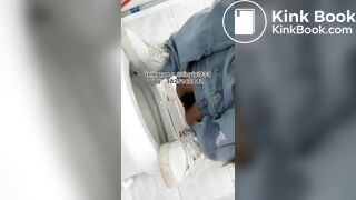 Beautiful women pooping in the toilet 168