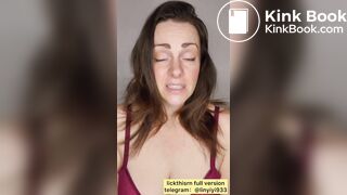 lick gril spit and tongue and vore 2