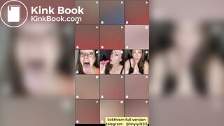 lick gril spit and tongue and vore 2