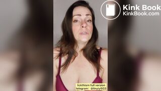 lick gril spit and tongue and vore 2