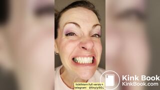 lick gril spit and tongue and vore 3