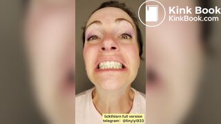 lick gril spit and tongue and vore 3