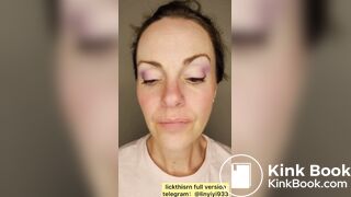 lick gril spit and tongue and vore 3