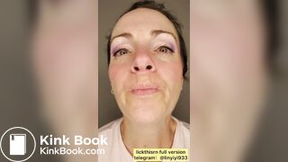 lick gril spit and tongue and vore 3