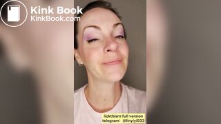 lick gril spit and tongue and vore 3