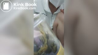 Beautiful women pooping in the toilet 176