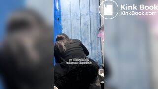 Beautiful women pooping in the toilet 179