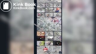 Indian woman poops in the wild