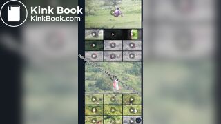 Indian woman poops in the wild