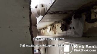 Girl pooping in toilet 002