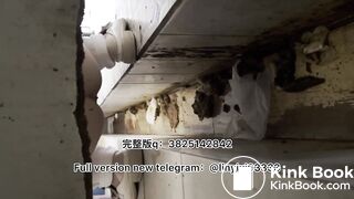 Girl pooping in toilet 002