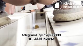 Girl pooping in toilet 007