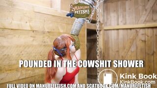 Pounded In The Cowshit Shower