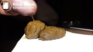 Je te fais caca dessus, masturbation et éjaculation scato 1.2