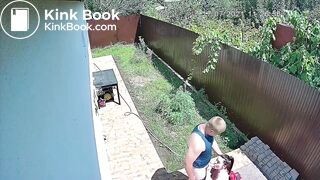 Busty Teen Caught Sucking BF's Cock Outdoors!