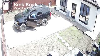 Busty Teen Caught Sucking BF's Cock Outdoors!