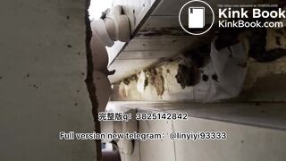 Girl pooping in toilet 015